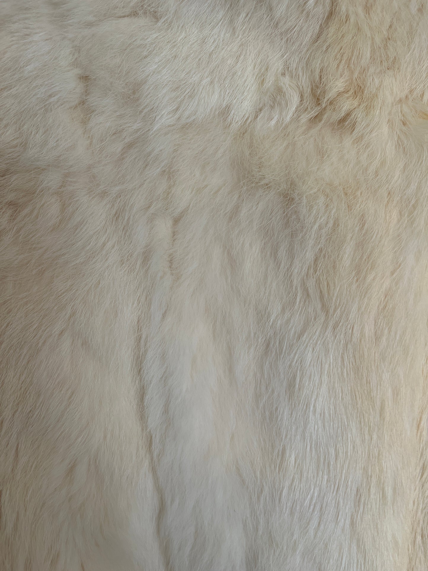 Vintage Jacques Aran Beige Rabbit Fur Jacket | Ⓜ⃝