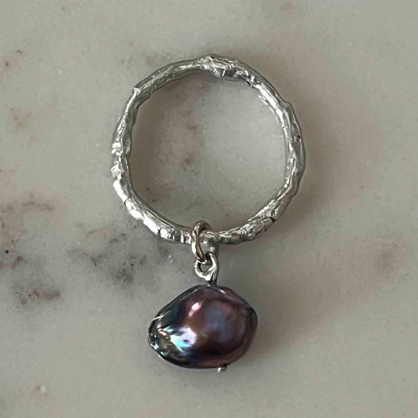 Black Pearl Drop | Custom Size