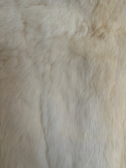 Vintage Jacques Aran Beige Rabbit Fur Jacket | Ⓜ⃝