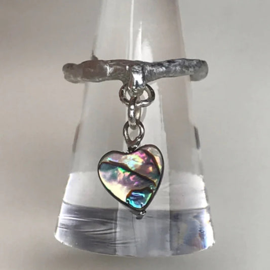 Abalone Heart Strung | Custom Size