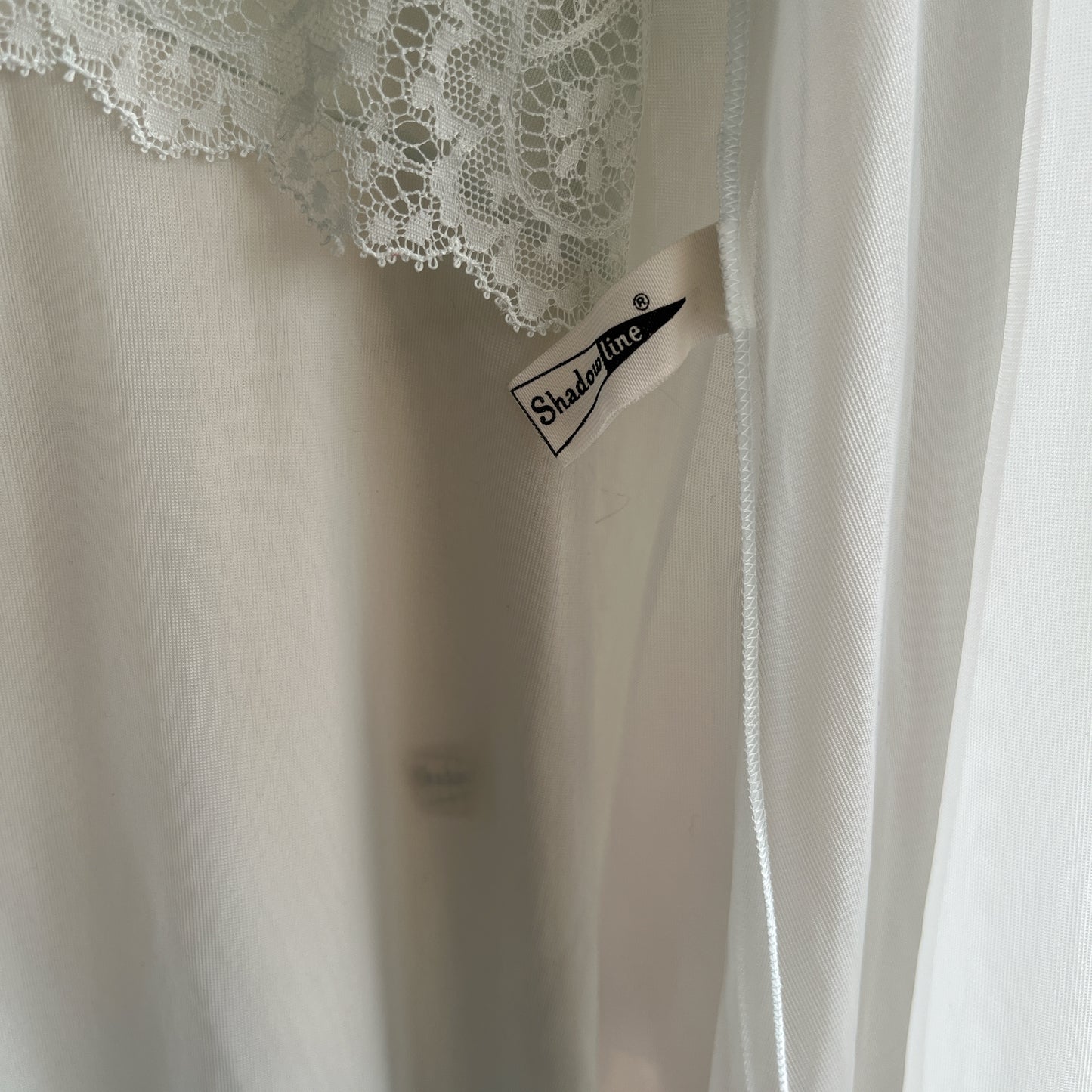 Vintage Shadow Line Night Gown with Robe ⓧⓢ