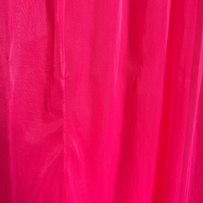 Vintage Hot Pink Nylon Nightgown Ⓛ