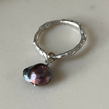 Black Pearl Drop | Custom Size