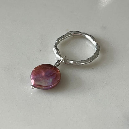 Pink Circle Pearl Drop | Size 5.5