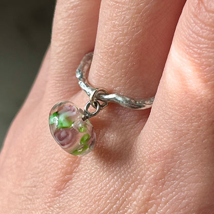 Glass Rose Garden Dangle | Size 9