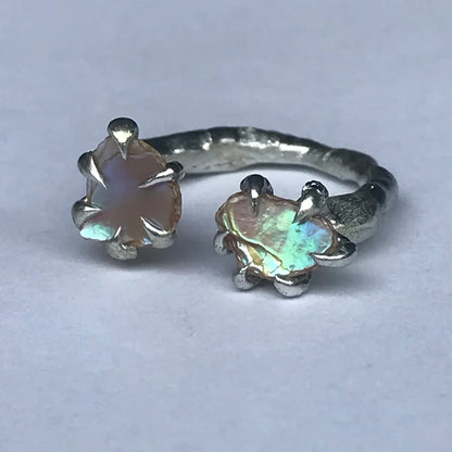 Iridescent Twin Ring | Custom Size