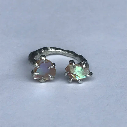 Iridescent Twin Ring | Custom Size